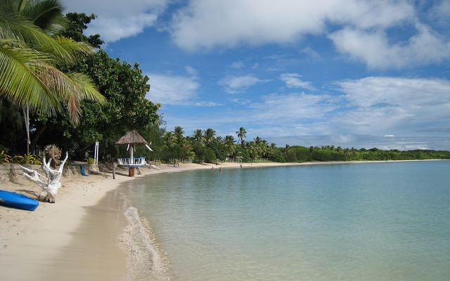 Strand op Nacula in de Yasawa-eilanden