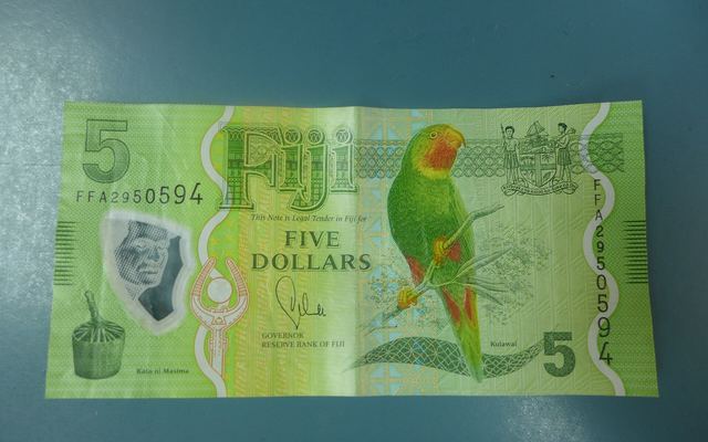 Biljet van vijf Fijische dollar